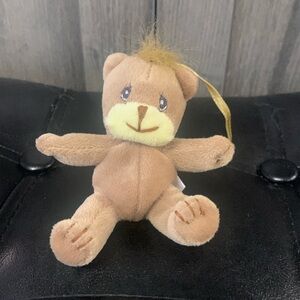 Precious Moments Tiny Tender Tails Baby Brown Teddy Bear Plush Beanie Ornament